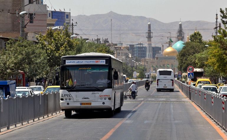 سامانه‌های اتوبوسرانی و خطوط تاکسی اطراف حرم امام رضا